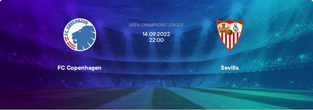 Soi keo nha cai bong da Copenhagen vs Sevilla, 15/09/2022 – C1 